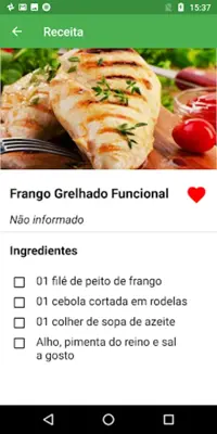 Receitas Fitness Faceis android App screenshot 6